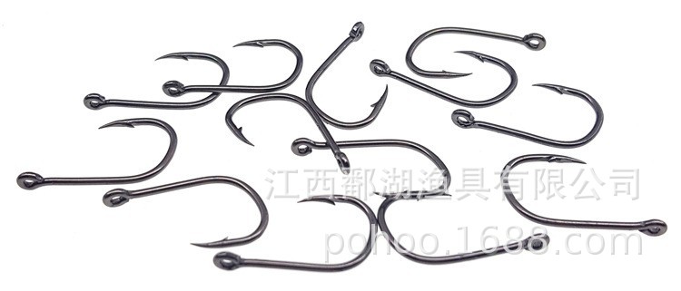 500 grandes 10 rejilla en caja 3-12 tubo Fu isini con anillo carpa gancho acero de alto carbono púas