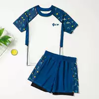 Новый сплит-детский купальник комплект солнцезащитный крем быстродушный детский купальник свободного размера