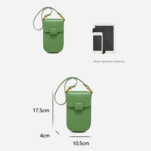 Mobile phone bag niche design fashionable texture mini crossbody bag handbag bag candy color bag niche