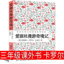 爱丽丝漫游奇境记三年级正版书卡洛尔著原版爱丽丝梦游仙境书四五