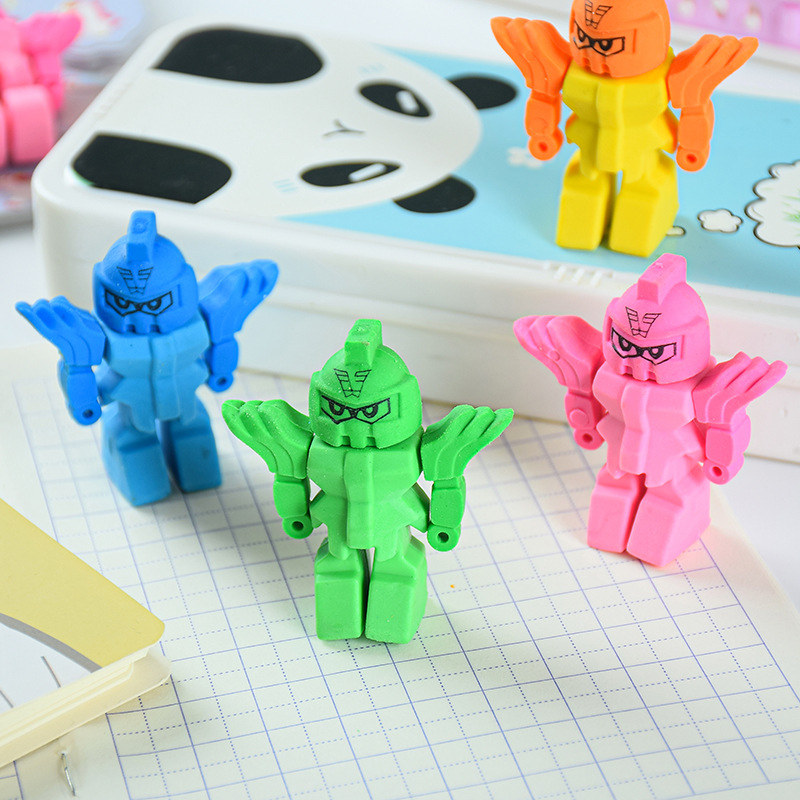 Cute Unicorn Rubber Eraser Cartoon Dinosaur 3D Eraser Student Shape Eraser Prize Manufacturer Wholesale