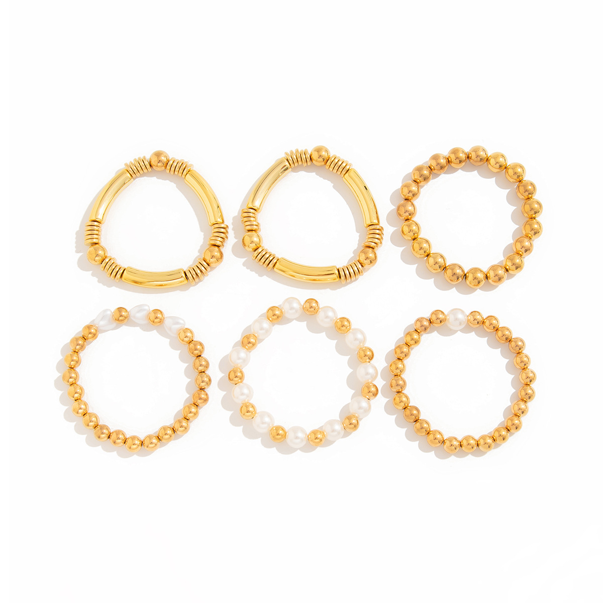 25g Weight Alloy, Copper Pendant Material Bracelets Classification CCB Chain Material Beaded Chain Chain Type 1 Set Quantity Street Occasion CCB, Alloy, Copper Material Heart Shape Pattern Women's Gender Exaggerated, Streetwear Style Exaggerated Streetwear Heart Shape CCB Alloy Copper Beaded Chain Beaded Bracelets Wholesale 51