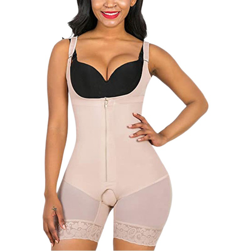 Yamasun corsé de una sola pieza vientre contracción cadera levantamiento bodysuit cuerpo conformación ropa interior de una sola pieza cremallera corsé