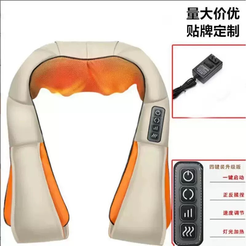 新型肩首マッサージ器斜方筋家庭用揉みマッサージ器クロスボーダー卸売り頚椎マッサージストール卸売り|undefined