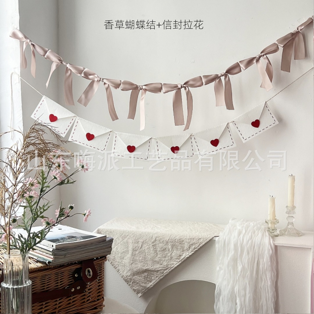 Arco de mano sobre de amor transfronterizo set de venta caliente Día de San Valentín boda de viento decoración de fiesta vestido