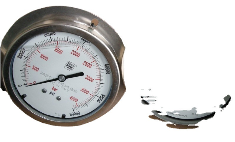 水割专用压力表DS63A MGS18 超高压压力表