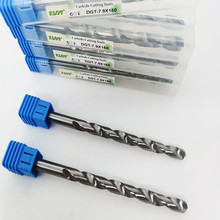 KLOT 钨钢钻头加长 YG10X整体硬质合金钻 直柄麻花钻  2-8.5*75mm