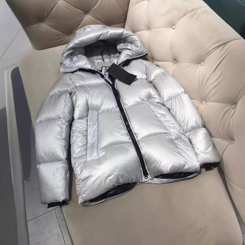 Crofton 2252MB Male and female black badge down jacket|undefined