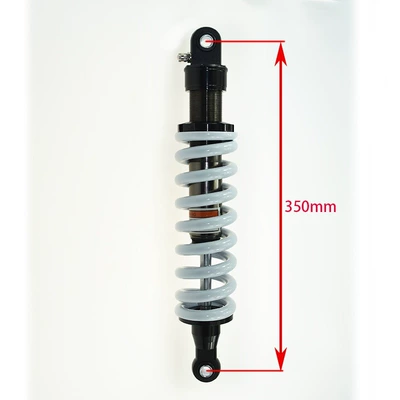 Cross-Border Wholesale Large Off-Road Motorcycle Rear Shock Absorber with Built-In Airbag Shock Absorption, 350mm Hole Spacing