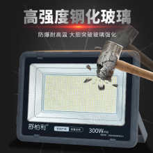 LED投光灯户外防水车间照明灯强光广场室外庭院灯工程施工探照灯