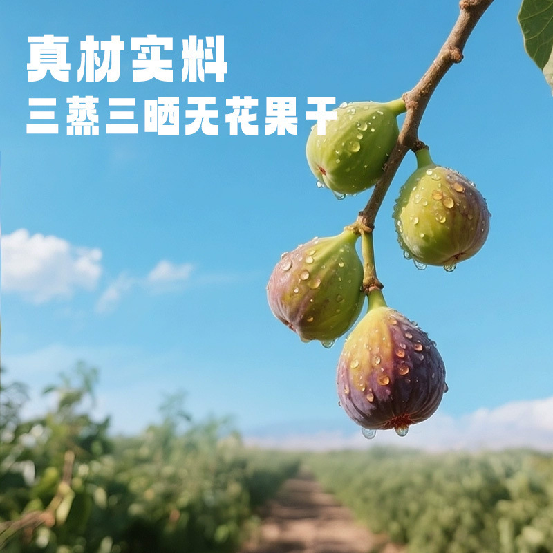 三蒸三晒无花果干新货无花果新疆特产无添加煲汤孕妇儿童零食80克|undefined
