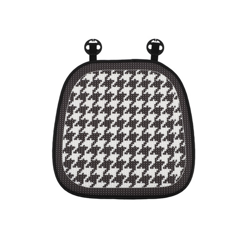 Houndstooth car seat cushion, classic ice silk honeycomb breathable anti-slip car seat cushion, internet celebrity female car seat cushion