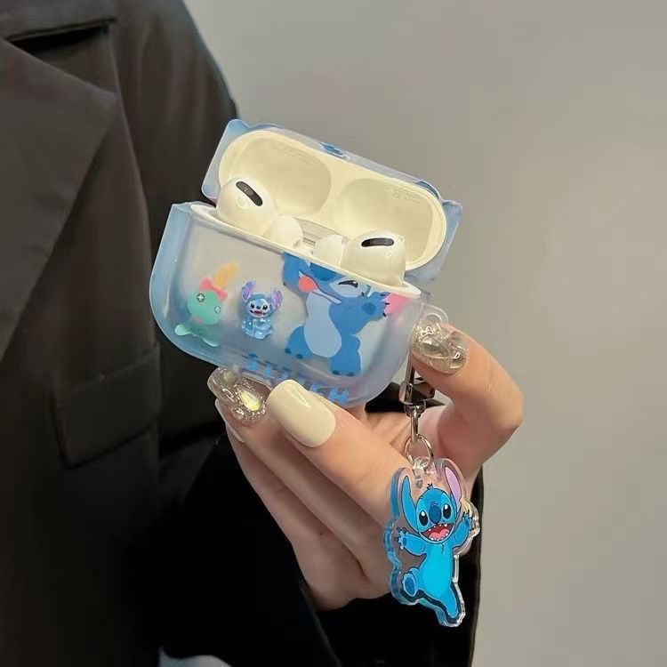 Ins muñecas de dibujos animados para Airpods 4 Apple auriculares pro3 auriculares cubierta colgante cubierta protectora image 5