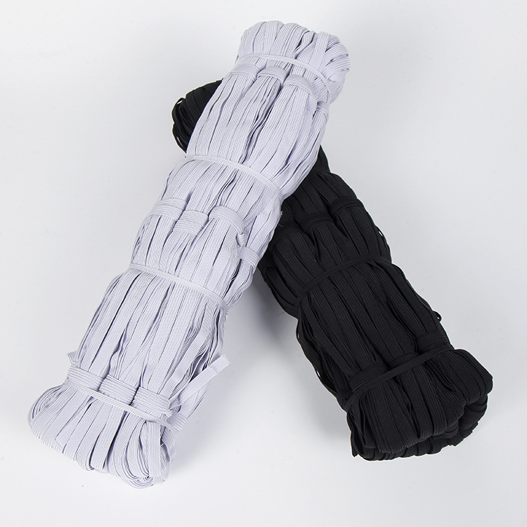 Manufacturer's sleeve flat elastic band, horse racing high elastic band, flat elastic band, black and white bundled horse belt