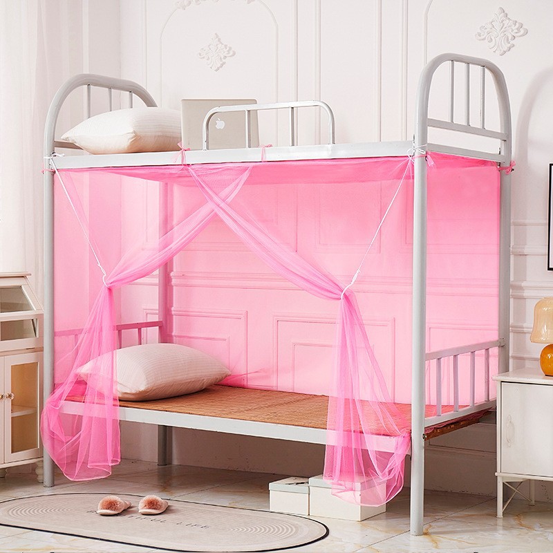 2025 New Style Bunk Bed Mosquito Net Blackout Student Dormitory Single Bed Home Kidsren's Bed Pattern Anti-Fall Bed Curtain