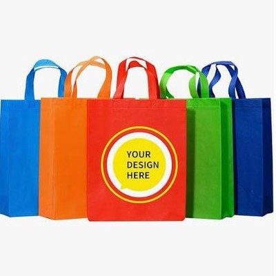 Non-woven fabric reticule bulk Handbag Repeat Use Grocery bags Shopping bag Customized environmental protection customized