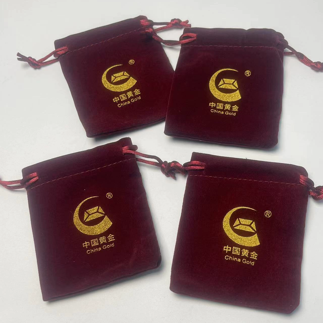 Китайская золотая бархатная сумка, мармелад, китайская золотая сумка, ювелирные украшения, бархатная сумка из оленьей кожи