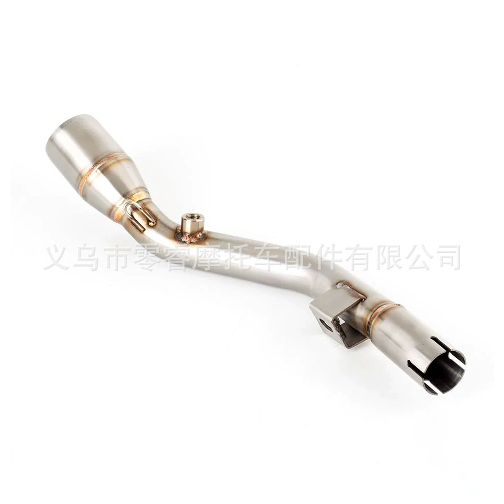 Motorcycle Modified Exhaust Pipe Middle Section Suitable for Klx230 Klx230L Klx230R Stainless Steel Exhaust