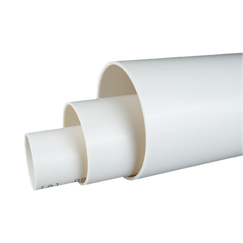 Tubería de drenaje de PVC Tubería de alcantarillado Tubería de protección Tubería roscada U-PVC blanca doméstica Fabricante de tubería de drenaje de agua de lluvia image 6