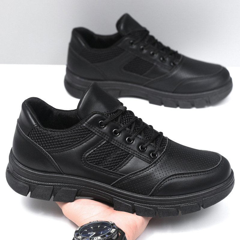 Large Size Men's Sports Shoes, Spring and Autumn Training Outdoor Training Work Shoes, Patrol Security Work Shoes, Casual Men's Shoes