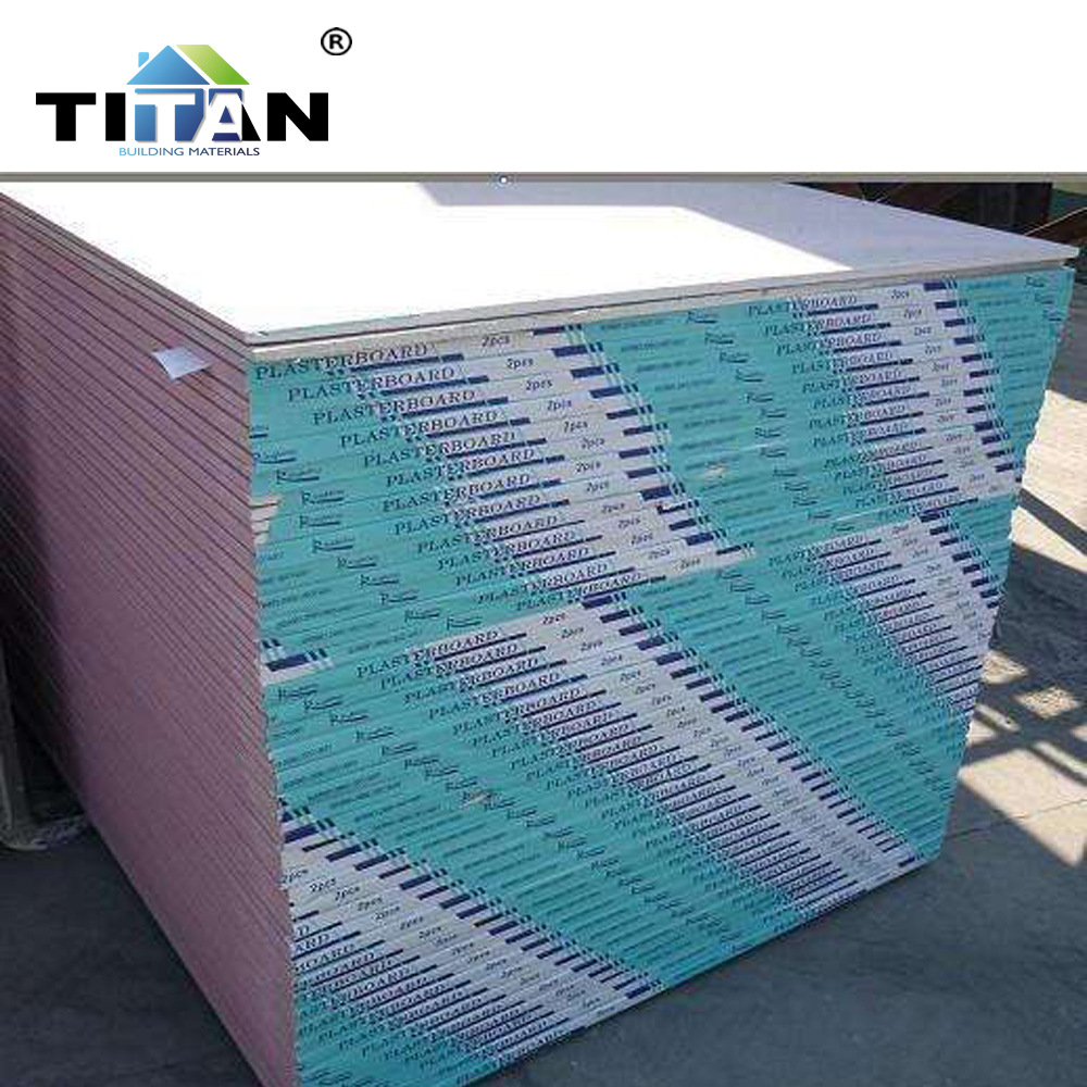 Tablero de yeso de pared 1/2 diseño de panel de yeso de 12mm