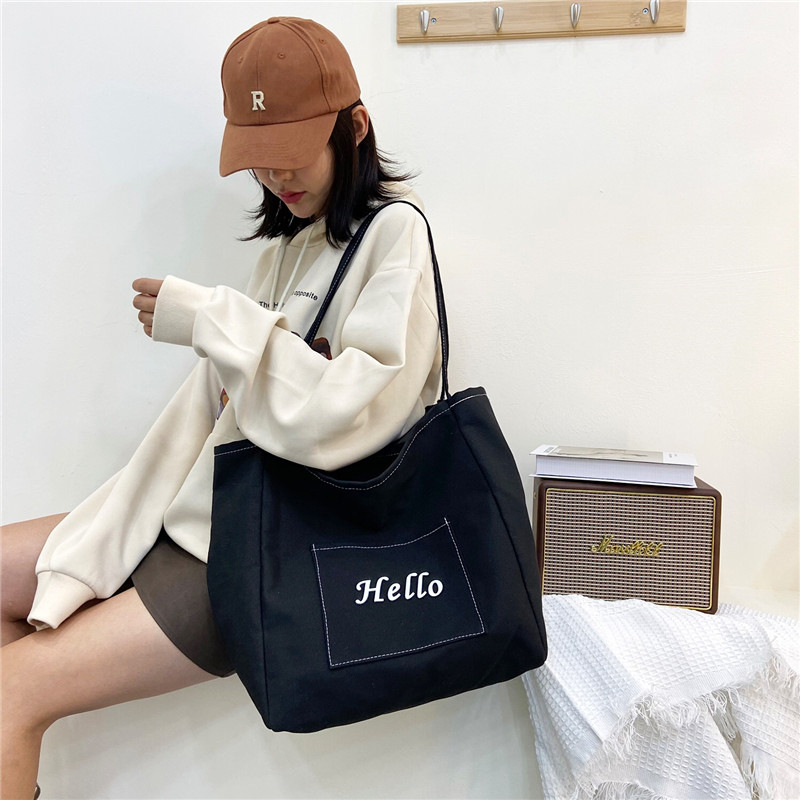 capacious shoulder bag