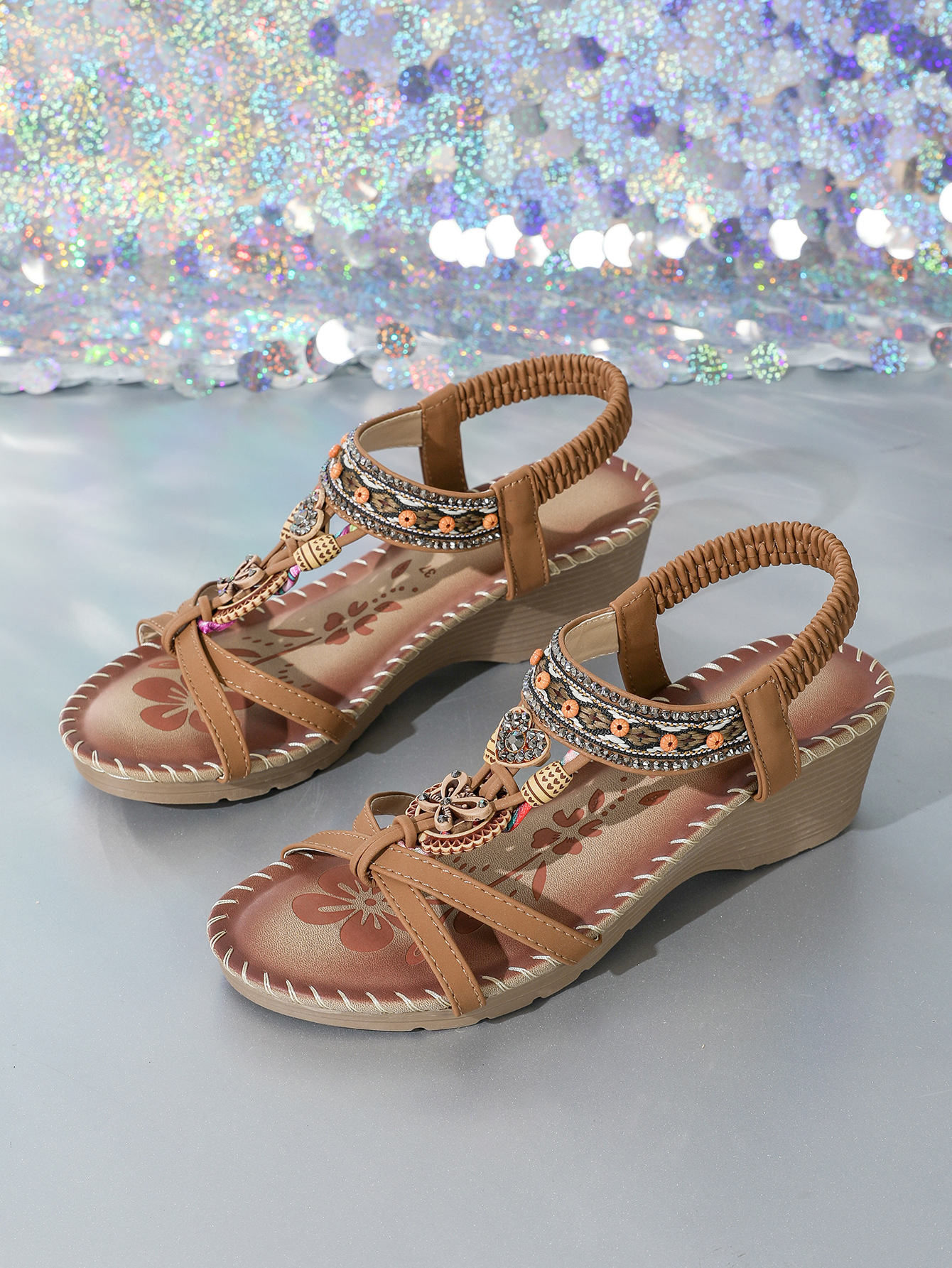 Bronze ( wedge heel)