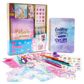 跨境DIY Journal Kit女孩手账套装生日礼物剪贴薄日记礼盒批发