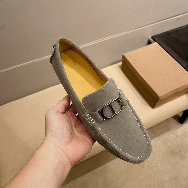 2025 nuevos zapatos de hombre Lefour zapatos de cuero redondos zapatos de hombre casual de moda perezosa zapatos de hombre cómodos