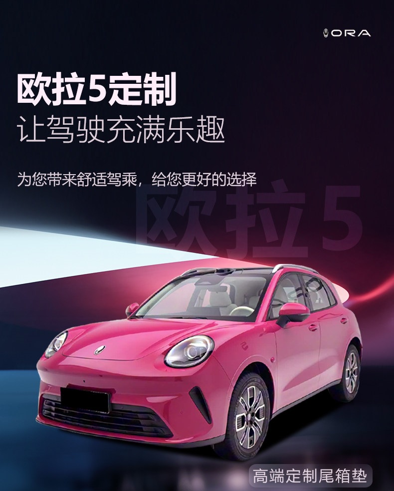 26 New Model Ora 5 Trunk Mat Full Surround Car Interior Modification Decorative Accessories Trunk Mat