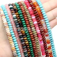 Natural ore jade, beads, accessories, bead bracelet, 3×6mm, geolocation function, wholesale
