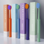 乐美果牙刷罗马柱高档山姆平替独立包装日用百货超市牙刷软毛批发