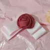 Розовая заколка с камелией