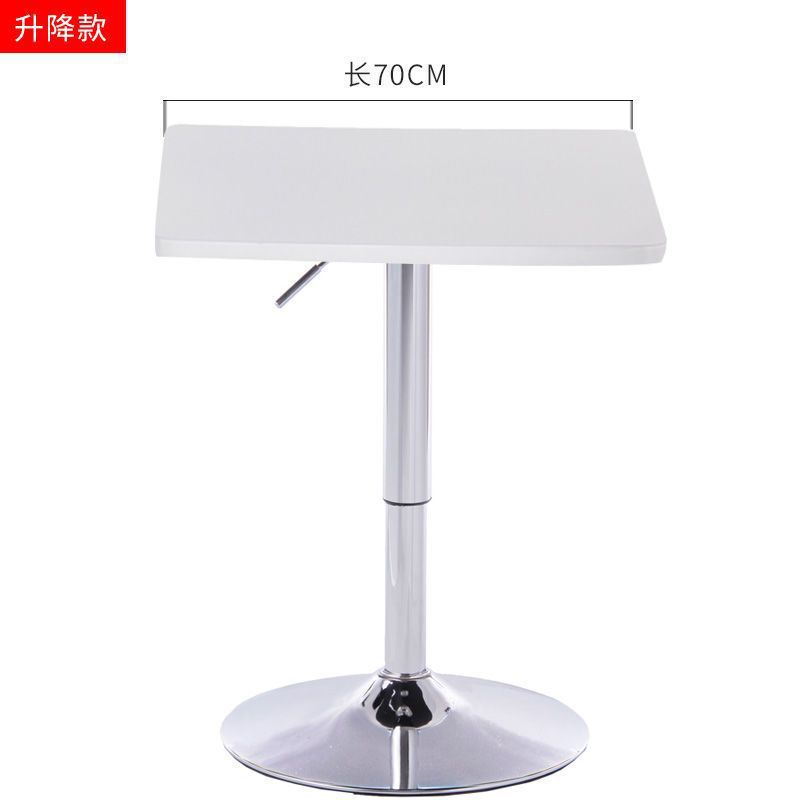 高足卓バーテーブル円形シンプルカクテルテーブル昇降回転小円卓バー円卓バー椅子セット|undefined