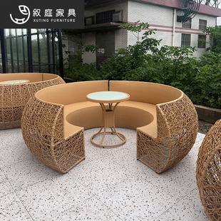 Outdoor Hotel Scenic Resort Popular Photo Check-In Props Outdoor Swimming Pool Waterproof Sunscreen Rattan Card Holder