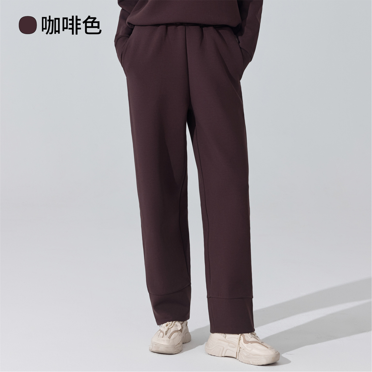 Europa y América transfronterizos pantalones casuales rectos sueltos pantalones deportivos de piernas anchas pantalones de fitness de otoño y invierno pantalones de yoga delgados para mujeres image 8