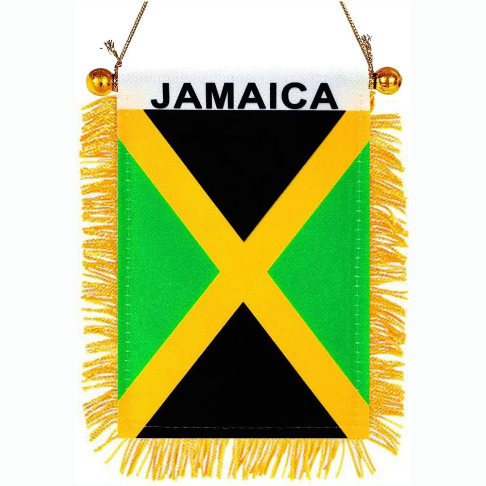 Ventana con flecos, ventosa, pequeña bandera colgante, mini bandera, espejo retrovisor de coche, decoración de la bandera nacional, color nacional, pequeño banderín