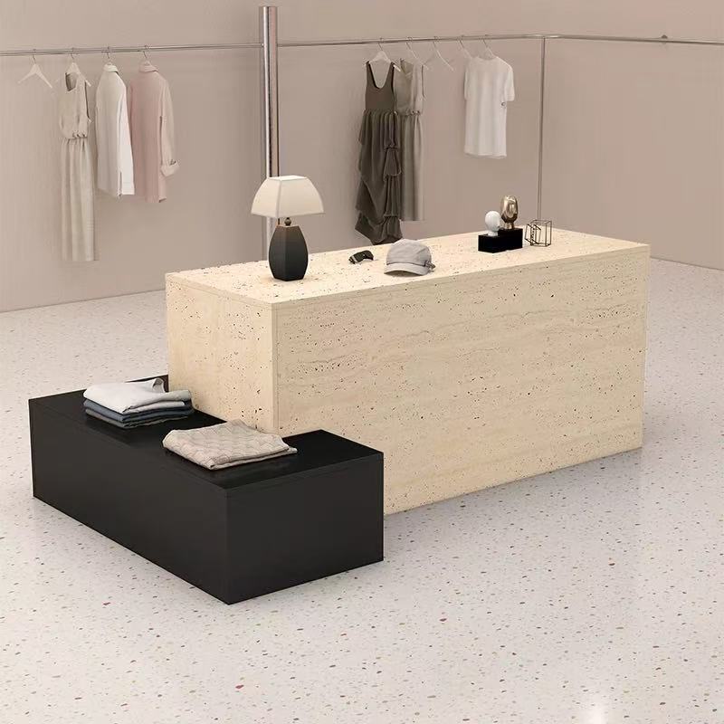 服装店中岛台展示台简约鞋包店陈列柜摆件收纳玩具店流水台展示柜