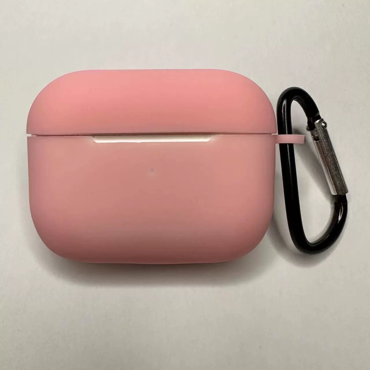 Силиконовый защитный чехол для Apple AirPods (1/2/3, Pro, Pro 2), цветной, с карабином/без карабина