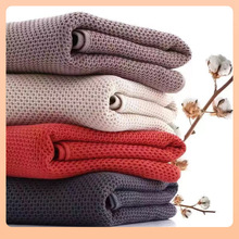 日式酒店纯棉吸水柔软侘寂文化✅浴巾毛巾方巾华夫格蜂窝纱布