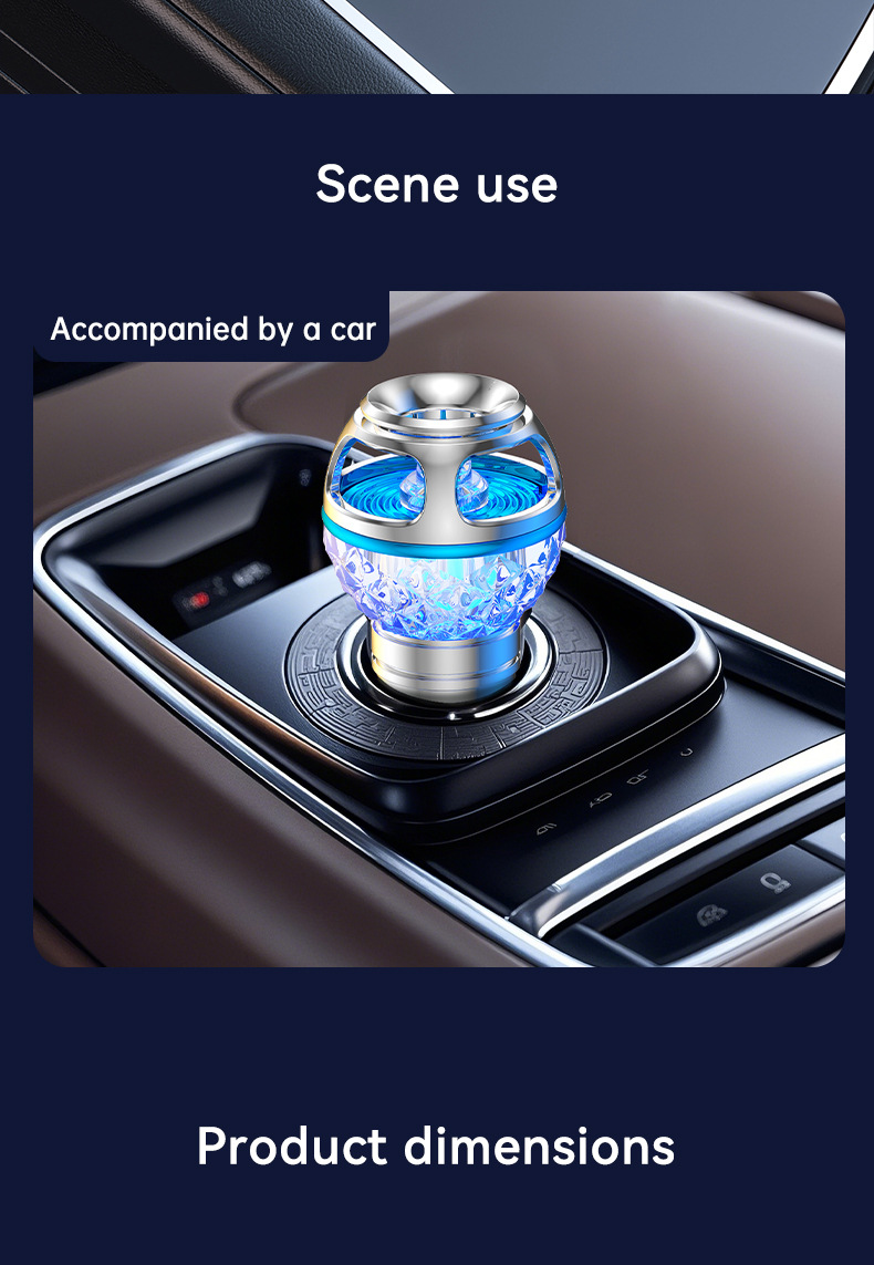 Car Appliances Mini Air Purifier Dust Removal Second-Hand Smoke Odor Haze Purifier Car Gift Marketing