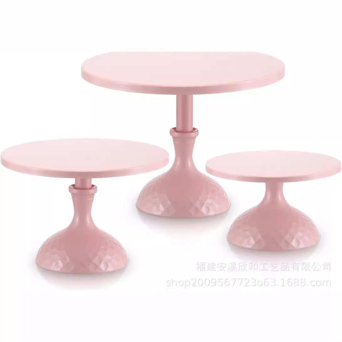 Estante de pastel de hierro forjado transfronterizo estante de exhibición de pastel de escuela secundaria baja mesa de postres de boda estante de pastel de props conjunto de estante de pastel