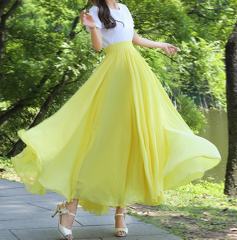 ◐Yellow 720-degree double-layer swing❃
