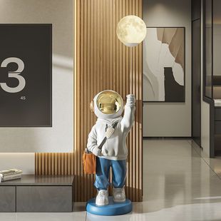 Astronaut Living Room Decorations, Accessible Luxury Astronaut Lamps, Tv Cabinets, Floor-Standing Gifts Next to the Sofa, Moving into a New Home