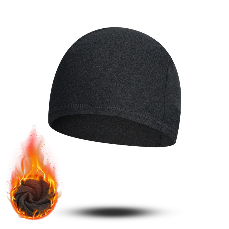 Sombrero de ciclismo de cotton, sombrero de invierno y otoño, sombrero de calentamiento, sombrero de esquí de motocicleta al aire libre, sombrero de forro a prueba de viento, sombrero de frío
