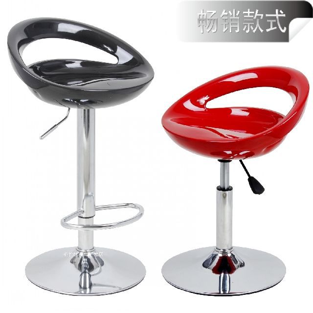 ABS Plastic Bar Chair Bar Stool Lifting Rotating High Stool Front Desk Chair Island Table Chair Modern Bar Chair