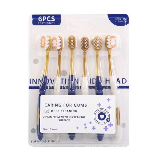 Sam's Club Same Model Wide Head Dense Soft Gourmet Toothbrush Adult Soft High Density Household Deep Cleaning Mouth