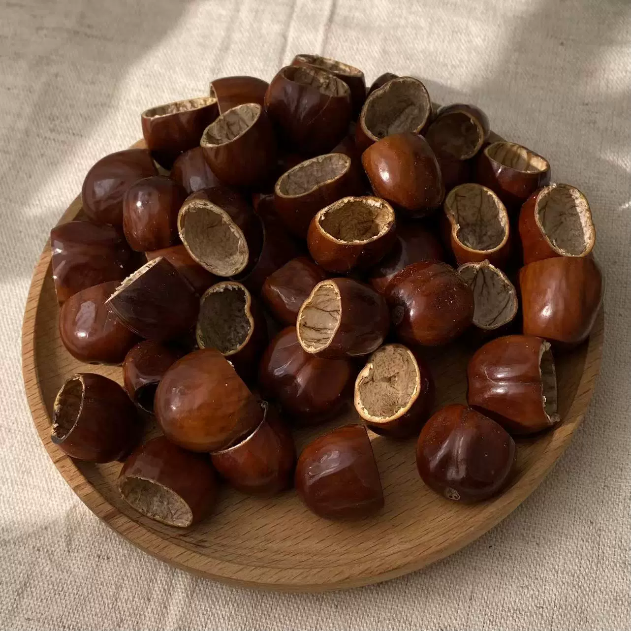 天然果壳风铃diy花豆蔻Pala植物果壳植物手摇铃材料包橡胶果手作