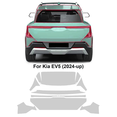 Cross-Border Exclusive Supply for: Car paint protective film - rear-bumper-trunk-tpu-protective-film-tpu75mil-transparent-paint-film