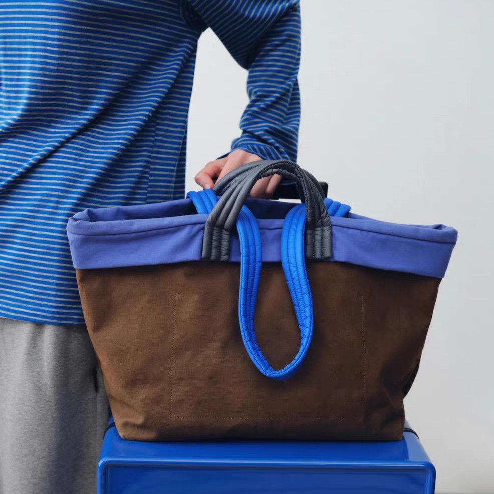 Large Capacity Tote Bag Canvas Bag For Women 2025 New Arrival High-End Lazy Style Handbag Shoulder Bag For Men And Women Commuting - Thumbnail 7